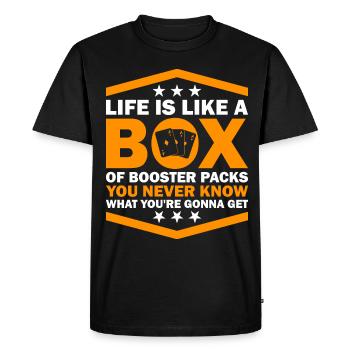 Card Game Card Player Poker - Men's Premium Organic T-Shirt - black - Front - Nico (187cm)