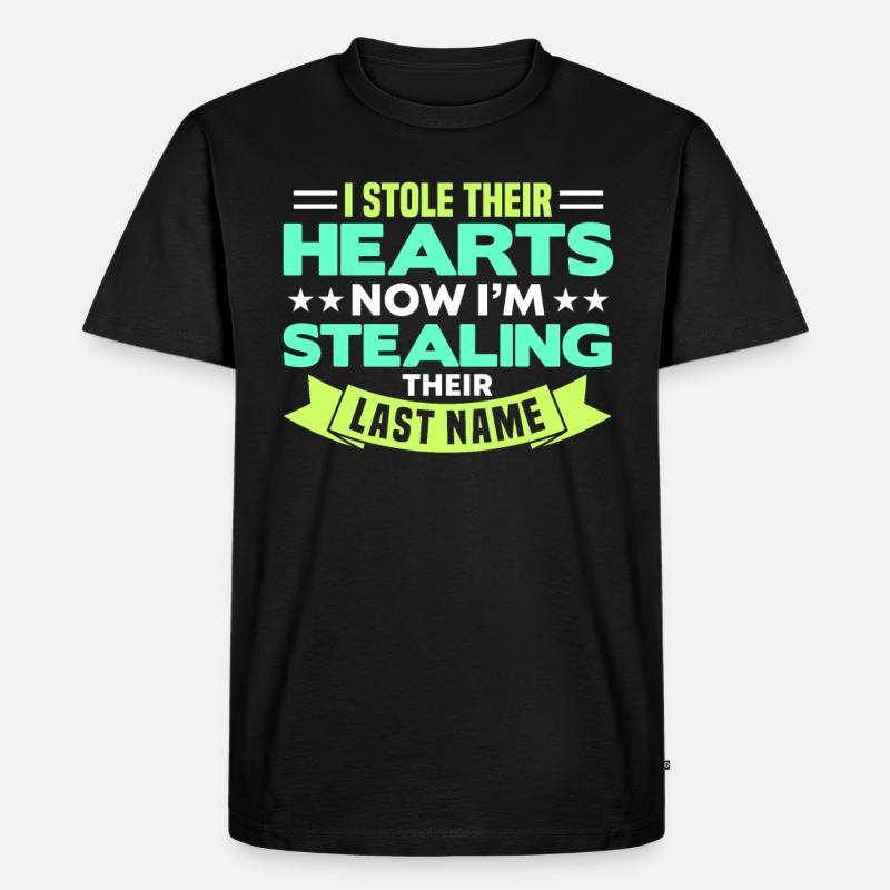 Adoptiert Adoptien Pflegevater Pflegemutter - Männer Premium Bio T-Shirt - Schwarz