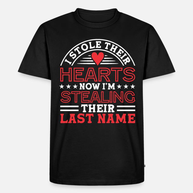 Adoptiert Adoptien Pflegevater Pflegemutter - Männer Premium Bio T-Shirt - Schwarz