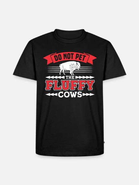 Bison Buffalo Yellowstone Park - Men's Premium Organic T-Shirt - black