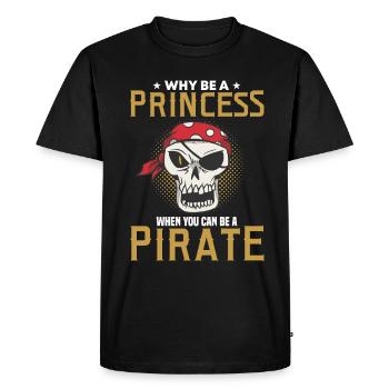 Corsaire de partie de crâne de pirate enfants - T-shirt Premium bio Homme - noir - Devant - Nico (187cm)