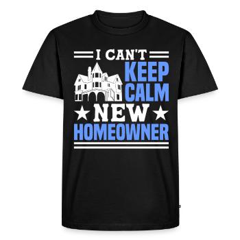 Queen bought homeowner homeowner - Men's Premium Organic T-Shirt - black - Front - Nico (187cm)