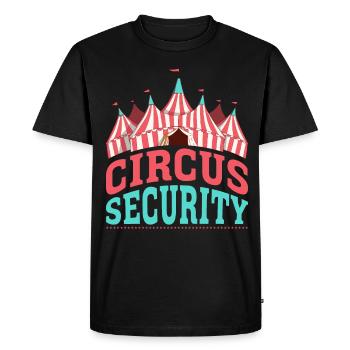 Zircus Security Circus Party Zircus Clothing - Men's Premium Organic T-Shirt - black - Front - Nico (187cm)
