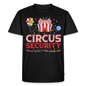 Zircus Security Circus Party Zircus Clothing - Men's Premium Organic T-Shirt - black - Front - Nico (187cm)