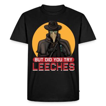 Peste Docteur Moyen Âge Docteur Docteur Docteur Docteur - T-shirt Premium bio Homme - noir - Devant - Nico (187cm)