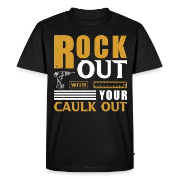 Construction Design For Men Daddy Construction Worker - Men's Premium Organic T-Shirt - black - Front - Nico (187cm)