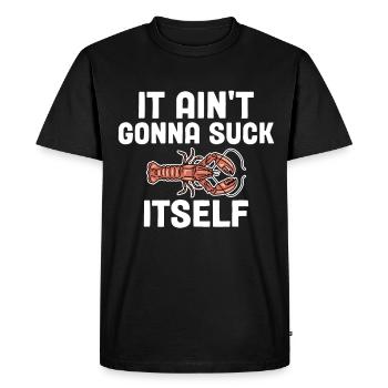 Eh bien, il ne se procurera pas de crustacés de homard - T-shirt Premium bio Homme - noir - Devant - Nico (187cm)