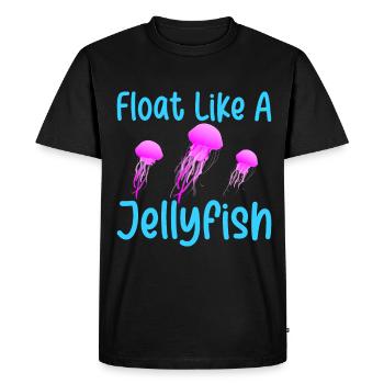 Méduses Méduses Ocean Sea Life Motif - T-shirt Premium bio Homme - noir - Devant - Nico (187cm)