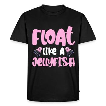 Méduses Méduses Ocean Sea Life Motif - T-shirt Premium bio Homme - noir - Devant - Nico (187cm)