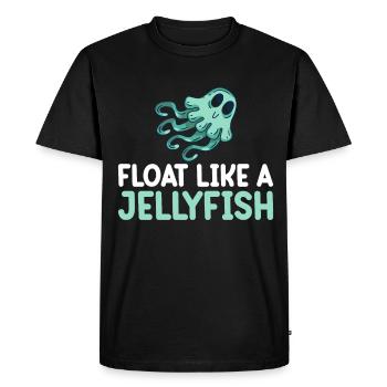 Méduses Méduses Ocean Sea Life Motif - T-shirt Premium bio Homme - noir - Devant - Nico (187cm)
