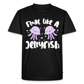 Méduses Méduses Ocean Sea Life Motif - T-shirt Premium bio Homme - noir - Devant - Nico (187cm)