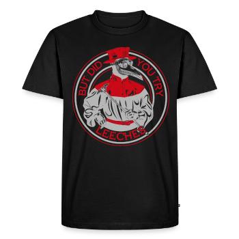 Peste Docteur Médecin médiéval Docteur Docteur Docteur - T-shirt Premium bio Homme - noir - Devant - Nico (187cm)