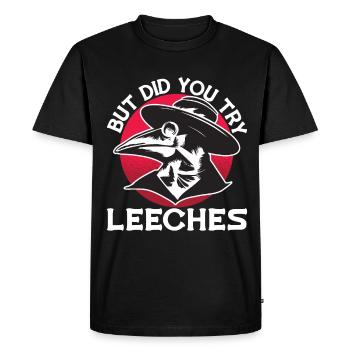 Peste Docteur Médecin médiéval Docteur Docteur Docteur - T-shirt Premium bio Homme - noir - Devant - Nico (187cm)