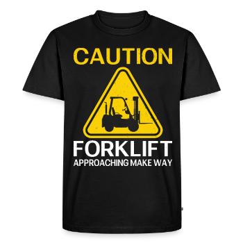 Forklift Driver Forklift Forklift Driver - Men's Premium Organic T-Shirt - black - Front - Nico (187cm)