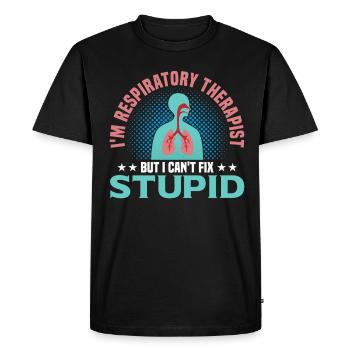 Respiratory Therapists Respiratory Therapist Occupational Therapists - Men's Premium Organic T-Shirt - black - Front - Nico (187cm)