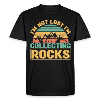 Hiking Mountaineering Climbing Extreme Mountaineers - Men's Premium Organic T-Shirt - black - Front - Nico (187cm)