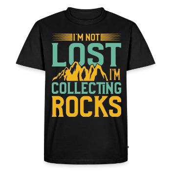 Hiking Mountaineering Climbing Extreme Mountaineers - Men's Premium Organic T-Shirt - black - Front - Nico (187cm)
