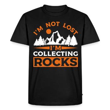 Hiking Mountaineering Climbing Extreme Mountaineers - Men's Premium Organic T-Shirt - black - Front - Nico (187cm)
