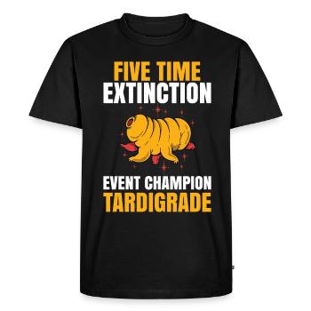 Microbiology -Biologist Gift Tardigrades - Men's Premium Organic T-Shirt - black - Front - Nico (187cm)