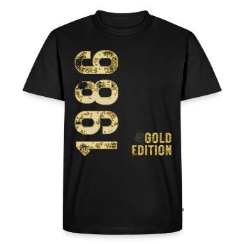 Anniversire 38 ans Gold Edition 1986 - T-shirt Premium bio Homme - noir - Devant - Nico (187cm)