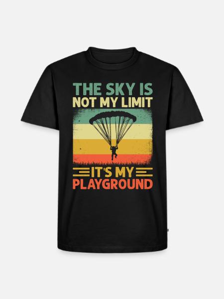 Skydiving Skydiving - Men's Premium Organic T-Shirt - black