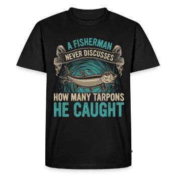 Unique artistic design for - Men's Premium Organic T-Shirt - black - Front - Nico (187cm)