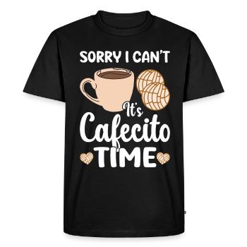 Cafecito Love : Embrassez l’âme de la - T-shirt Premium bio Homme - noir - Devant - Nico (187cm)