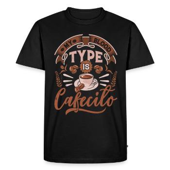 Les amateurs de Cafecito seront ravis - T-shirt Premium bio Homme - noir - Devant - Nico (187cm)