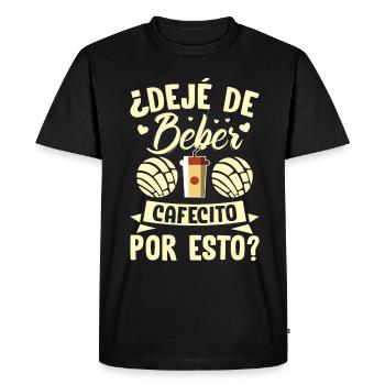 Les amateurs de Cafecito seront ravis - T-shirt Premium bio Homme - noir - Devant - Nico (187cm)