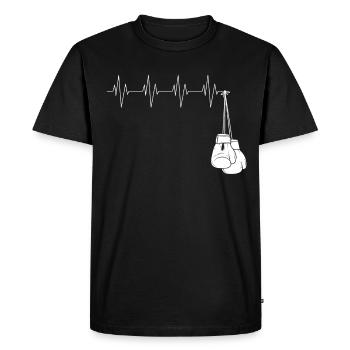 Boxing Passion Man Or Woman Combat Sport - Men's Premium Organic T-Shirt - black - Front - Nico (187cm)