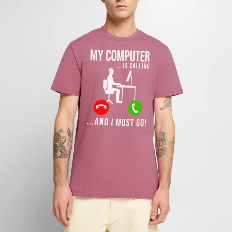 Codeur Développeur Programmeur Codage informatique informatique T-shirt Premium bio Homme