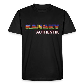 Kanaky Authentik Nouvelle Calédonie Homme Femme - T-shirt Premium bio Homme - noir - Devant - Nico (187cm)