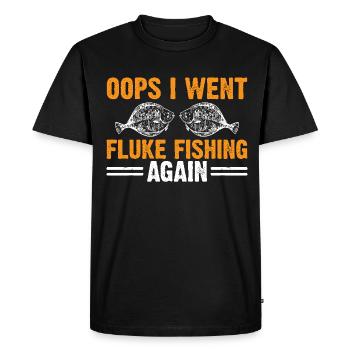 Fishermen Fishing Anglers Sport Anglers - Men's Premium Organic T-Shirt - black - Front - Nico (187cm)
