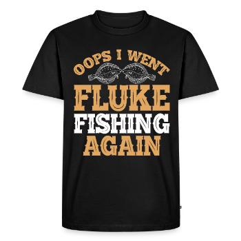 Pêcheurs Pêcheurs Pêcheurs sportifs - T-shirt Premium bio Homme - noir - Devant - Nico (187cm)