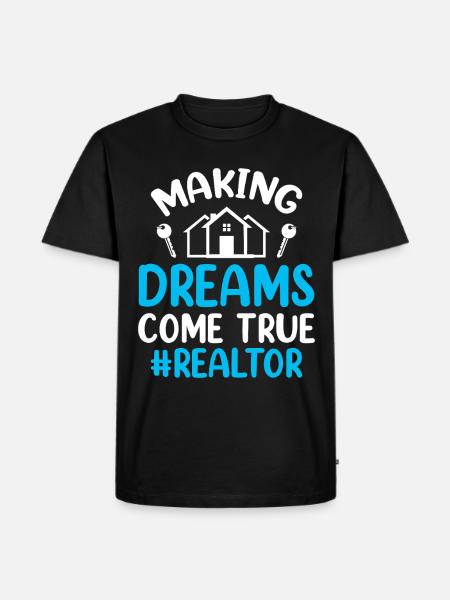 Agents immobiliers Agents immobiliers - T-shirt Premium bio Homme - noir