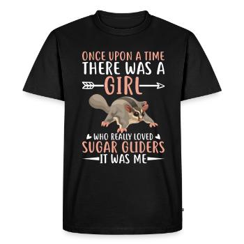 Sugar glider - Men's Premium Organic T-Shirt - black - Front - Nico (187cm)