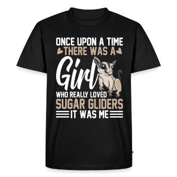 Sugar glider - Men's Premium Organic T-Shirt - black - Front - Nico (187cm)
