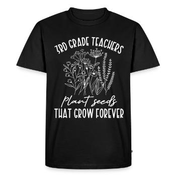 Appréciation du professeur d’histoire Cours d’histoire - T-shirt Premium bio Homme - noir - Devant - Nico (187cm)