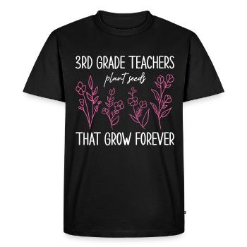Appréciation du professeur d’histoire Cours d’histoire - T-shirt Premium bio Homme - noir - Devant - Nico (187cm)