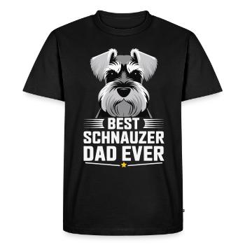 Schnauzer Dog Owner Giant Schnauzer - Men's Premium Organic T-Shirt - black - Front - Nico (187cm)