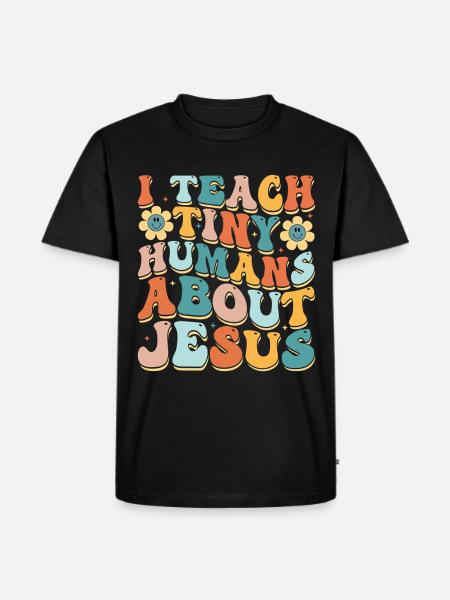 Dieu Jésus Pasteur Chrstian - T-shirt Premium bio Homme - noir