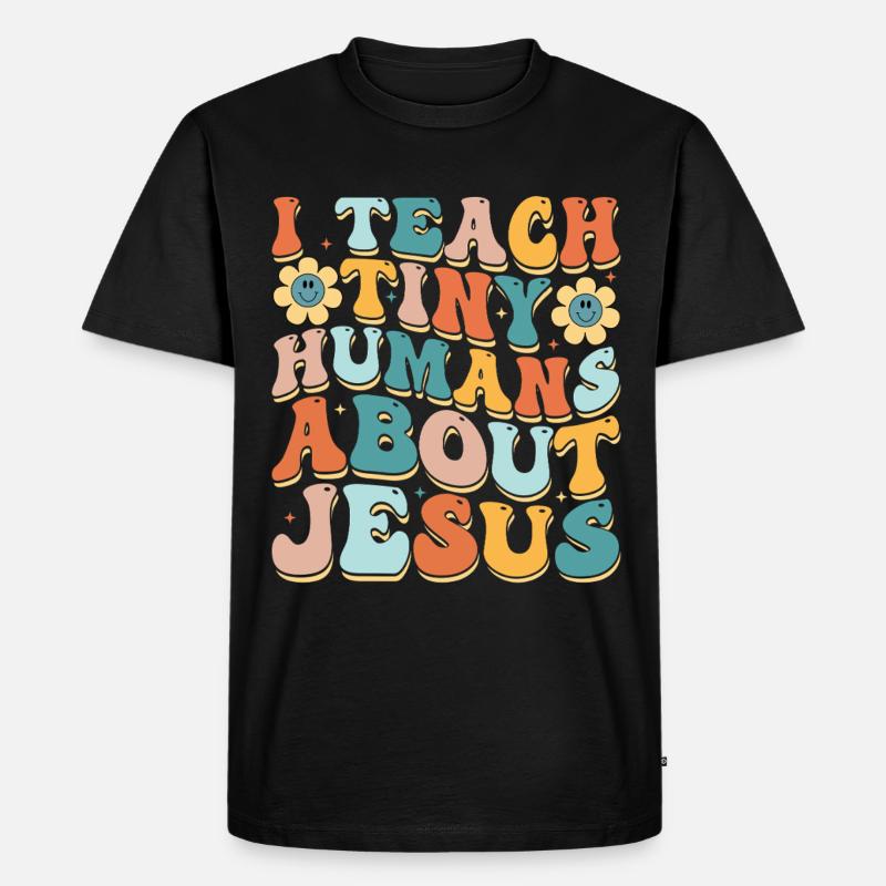 Dieu Jésus Pasteur Chrstian - T-shirt Premium bio Homme - noir