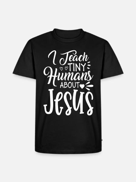 Dieu Jésus Pasteur Chrstian - T-shirt Premium bio Homme - noir