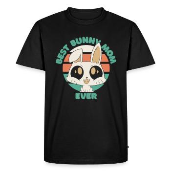 Lapin lapin animal de compagnie lapin - T-shirt Premium bio Homme - noir - Devant - Nico (187cm)
