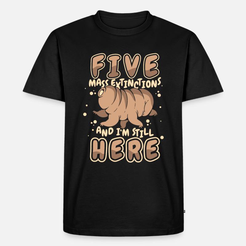 Bärtierchen - Männer Premium Bio T-Shirt - Schwarz