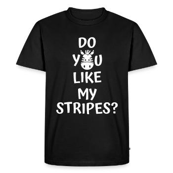 Zebra Animal Zebras Zoo - Men's Premium Organic T-Shirt - black - Front - Nico (187cm)