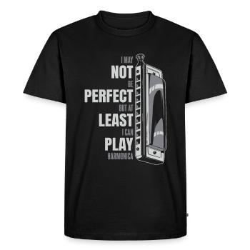 Harmonica Harmonica Instrument Music - Men's Premium Organic T-Shirt - black - Front - Nico (187cm)