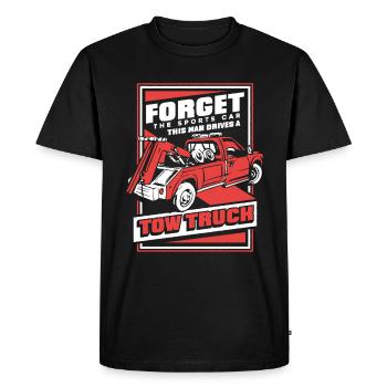 Tow Truck Truck Tow Truck - Men's Premium Organic T-Shirt - black - Front - Nico (187cm)