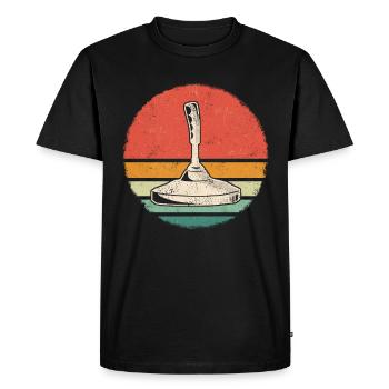 Curling Curling Curling Curling - Men's Premium Organic T-Shirt - black - Front - Nico (187cm)