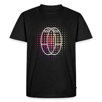 Roue de gymnastique Rhönrad - T-shirt Premium bio Homme - noir - Devant - Nico (187cm)